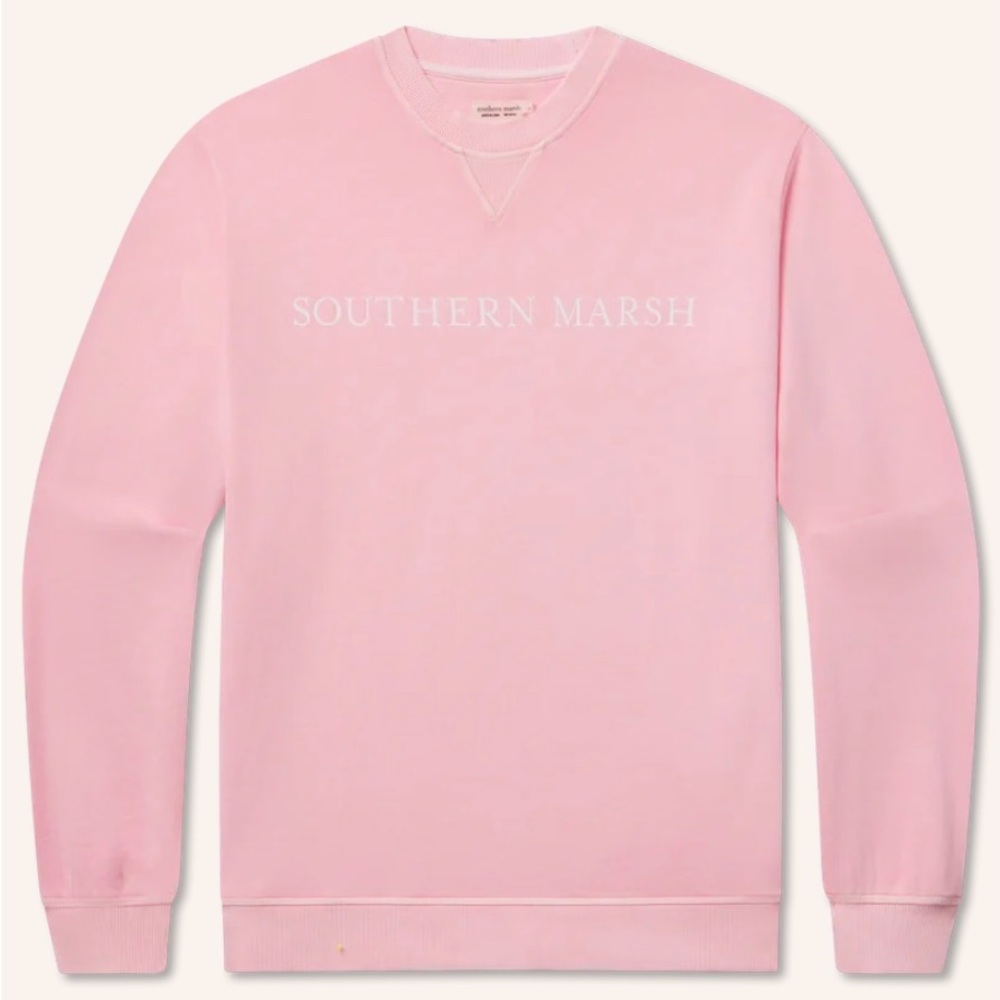 Southern Marsh seawash sweatshirt crewneck sweater Camelia (Pink)